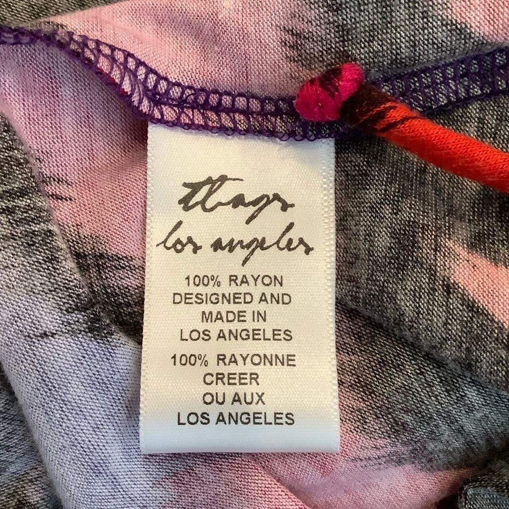 T-BAGS PRINT DRESS NWOT 7/8 - Picture 6 of 8
